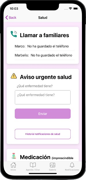 SaludKinder de la "app de entornos educativos"