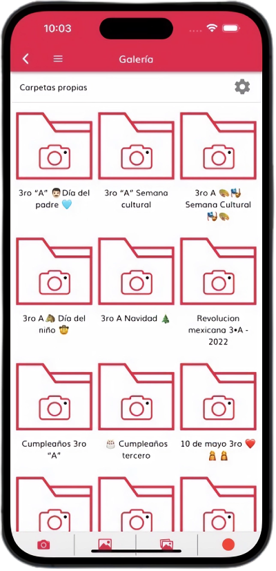 Herramienta galería de la "app de entornos educativos"