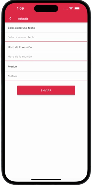 Herramienta reuniones de la "app de entornos educativos"